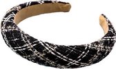 MINIIYOU - Dames retro diadeem zwart - dames haarband