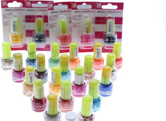 Assortiment Nagellak - 20 stuks verschillende kleuren | bol.com