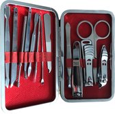 KUCH - Professionele Manicure En Pedicure set - 13 Delig -  Nagelverzorging - Manicureset - Pedicureset