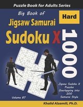Logic Puzzles for Adults- Big Book of Jigsaw Samurai Sudoku X