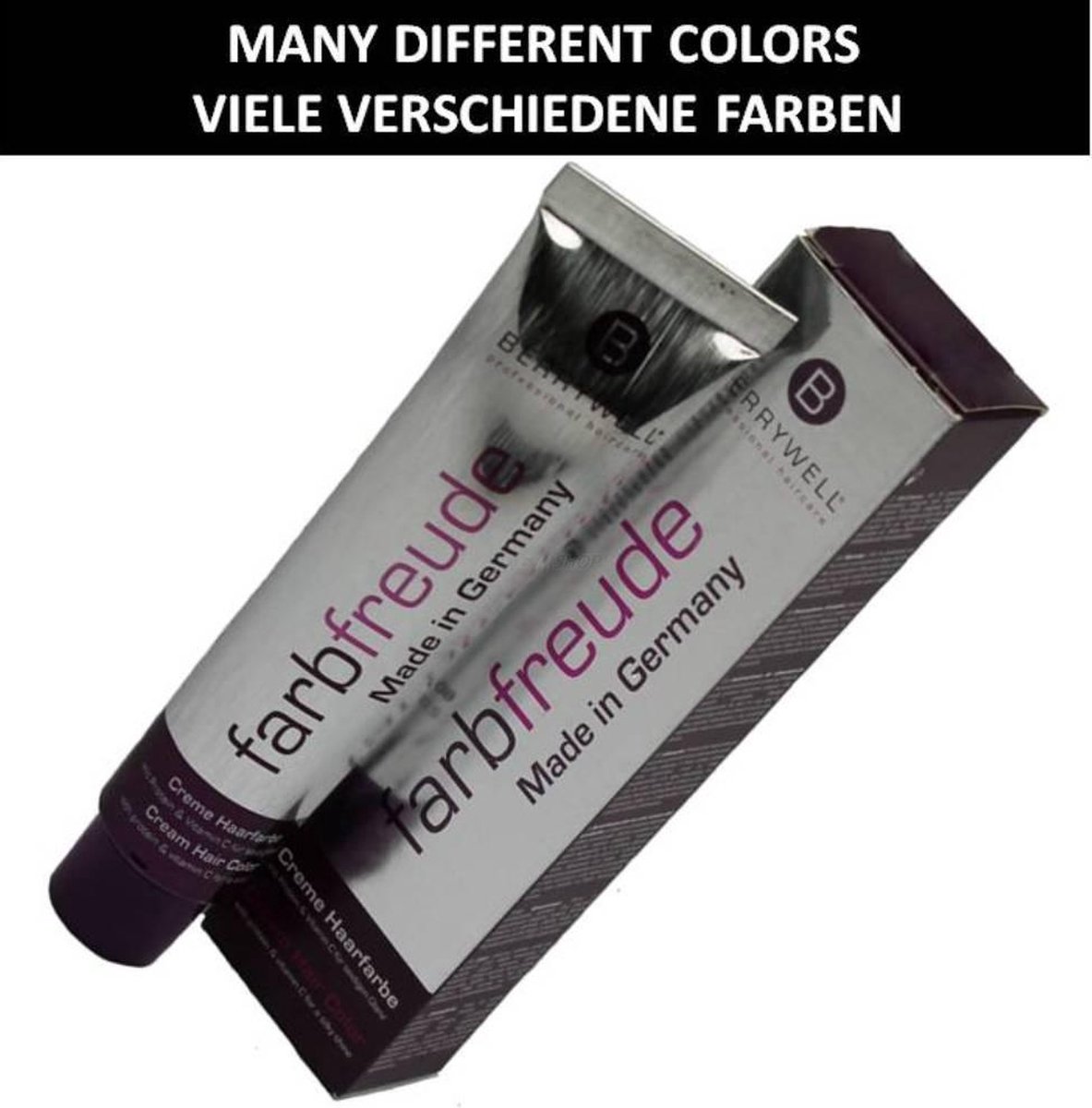 Berrywell Color Joy - 60ml - Crème Haarkleur Kleurstof Medium Verzorging - # 12.11 Speciaal Blond Extra Mat