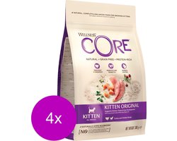 Wellness Core Grain Free Kitten Kalkoen - Kattenvoer - 4 x 300 g