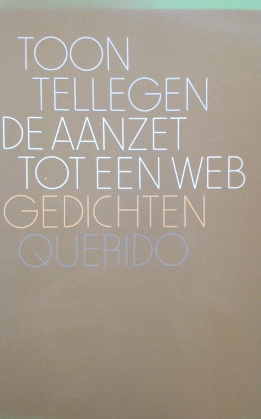Omslag van Aanzet tot een web door Toon Tellegen
