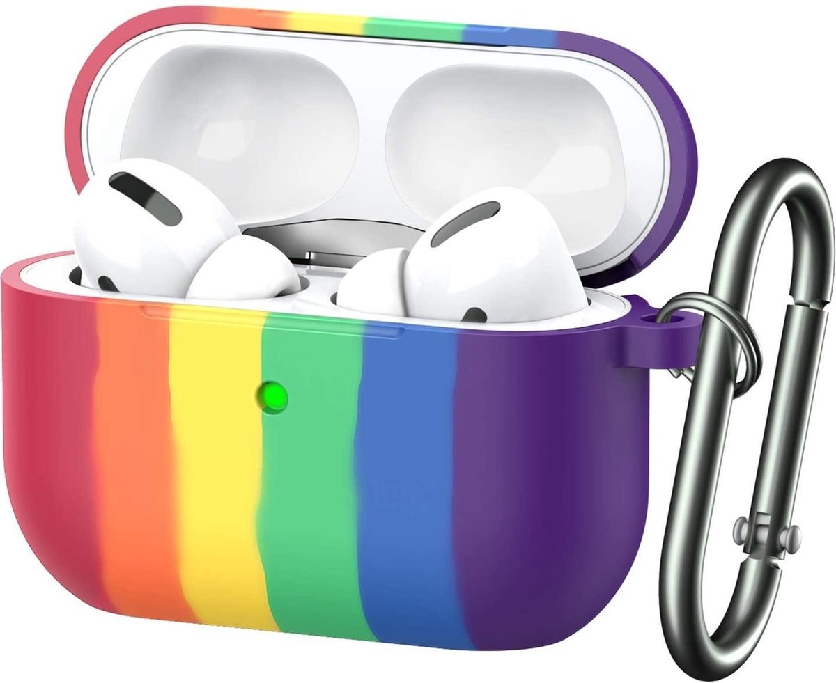 Shieldcase Rainbow Case geschikt voor Airpods Pro / 2 Pro case - multicolor