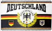Vlag Deutschland/Duitsland 'speciale versie'