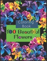 100 Beautiful Flowers Coloring Book