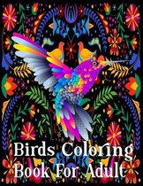 Birds Coloring Book For Adult