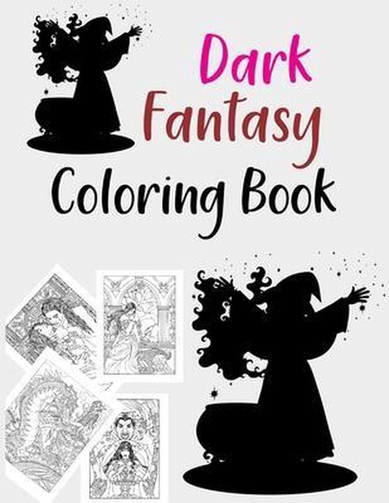 Dark Fantasy Coloring Book, Limon Press 9798702927435 Boeken