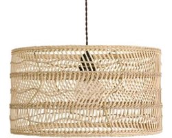 Rotan / Rieten Hanglamp - Handgemaakt - Naturel - ⌀40 cm