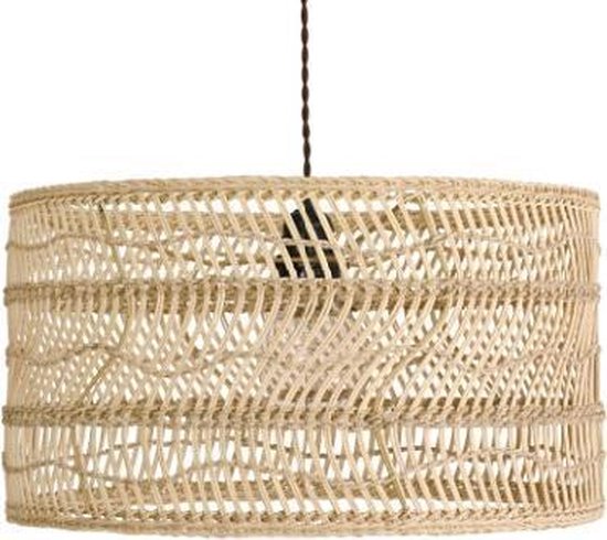 Lampe suspendue en rotin/osier - Handgemaakt - Naturel - ⌀40 cm