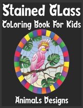 stained glass Coloring Book For Kids Animals Designs