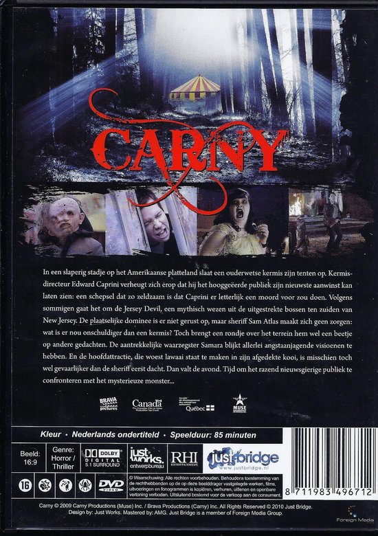 Carny (Dvd), Felicia Shulman Dvd's bol