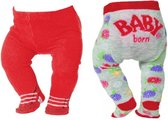 Baby Born Maillots Trend 43 Cm Dubbelverpakking Rood/grijs