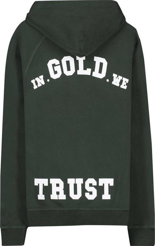 In Gold We Trust hoodie - kombu green - Maat XXL | bol.com