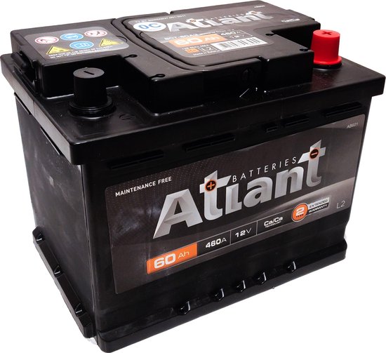 Ga naar beneden gaan beslissen Opnemen ATLANT Econom 60Ah 460A 12V R+ - Accu - Loodaccu Startaccu Autobatterij  Batterie de... | bol.com