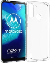 Accezz Hoesje Geschikt voor Motorola Moto G8 Power Lite Hoesje Siliconen - Accezz Clear Backcover - Transparant