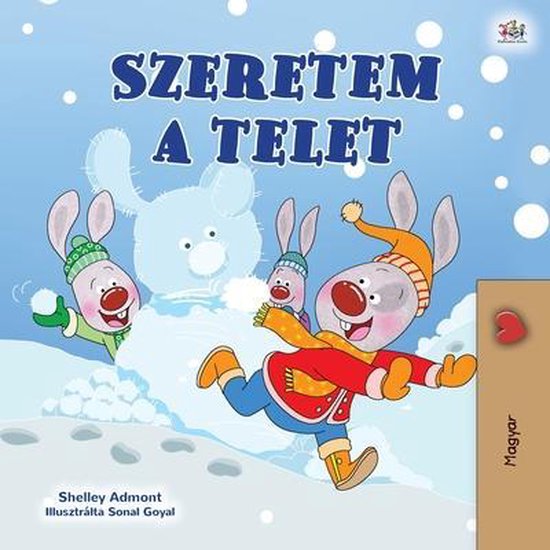 I LOVE WINTER  HUNGARIAN BOOK FOR KIDS