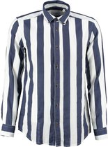 Only & Sons Blauw Wit Gestreept Overhemd - L