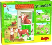 HABA 305884 puzzle Jeu de puzzle 18 pièce(s) Animaux