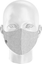 Hi Mondmasker - Wasbaar - Light Grey Melange Mt. M