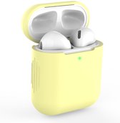 Airpod case | Hoesje | Antislip | Anti shock | Geel | AirPods