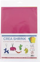 Crea Shrink - film rétractable - A4 - Assort. 5 couleurs
