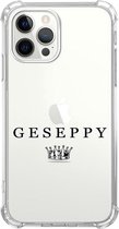 Geseppy - Iphone 12 pro max - Transparant - Hoesje iPhone 12 - iPhone 12 - iPhone 12 IPhone 12 Hoesje - iPhone 12 Case Siliconen Transparant - Hoesje iPhone 12 Apple - iPhone 12 Ho
