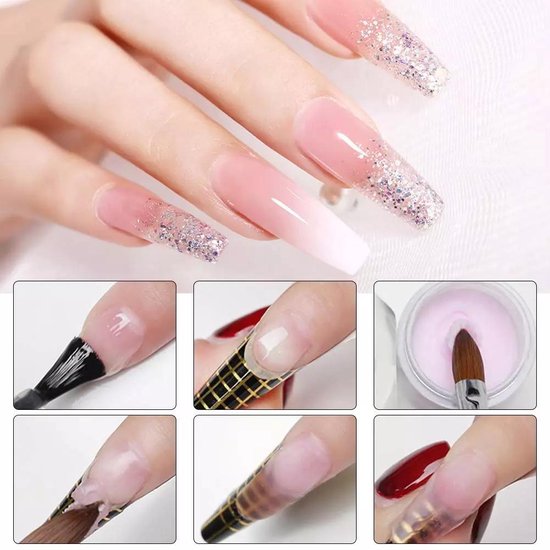 Bol Com Royala Acrylnagels Set Nepnagels Acryl Nagels Kit Starterspakket Basispakket