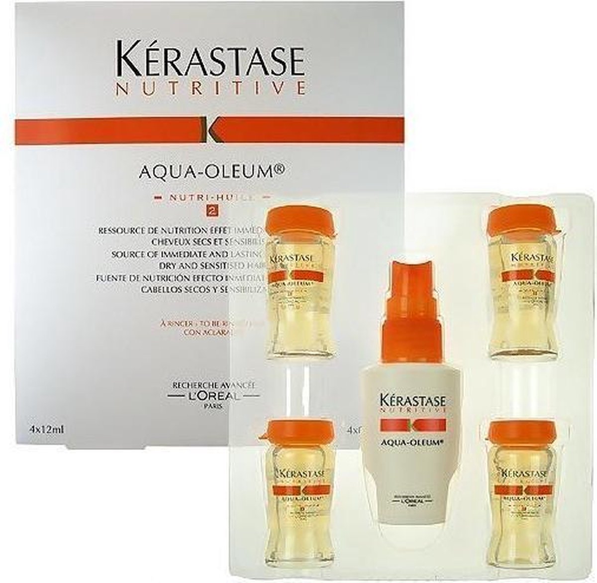 SALE Kérastase Nutritive AquaOleum Ampullen Droog Haar 12ml