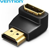 Vention HDMI hoekadapter - 90 graden haakse HDMI aansluiting - HDMI 2.0 - 4K 60Hz