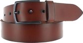 Leatherbelove - Lederen broekriem - Cognac - 105 cm