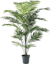 Kunstplant - zijdeplant hoge Areca - Goudpalm groen