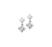 Nana Oorbellen Zirkonia- Dames-Oorhanger -Zilver 925