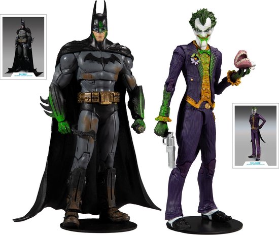 ontgrendelen weten Inpakken Batman: Arkham Asylum – Batman en The Joker - DC Multiverse 2-Pack -  McFarlane -... | bol.com