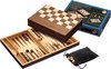 Afbeelding van het spelletje Philos Schaak/Dam/Backgammon Kassette Veld 40 mm, Koningshoogte 76 mm
