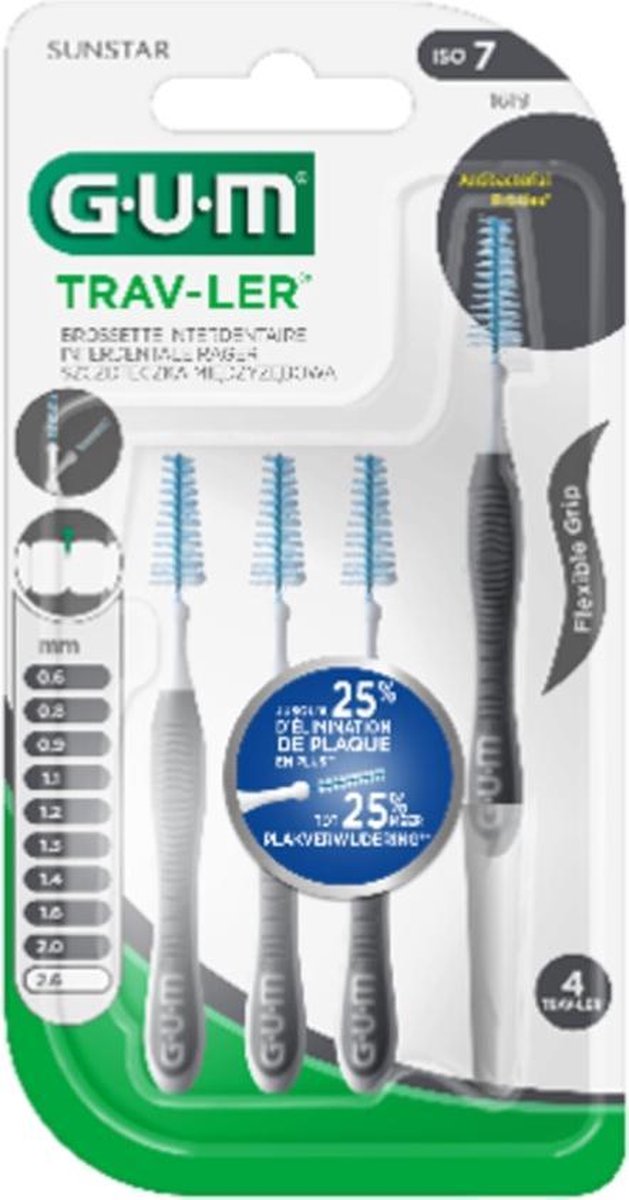 Gum Ragers Trav-ler Antraciet 2.6mm 1619