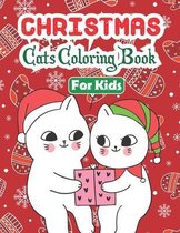 Christmas Cats Coloring Book For Kids