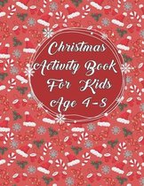 Christmas Activity Book for Kids Age 4-8