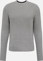Only & Sons Hansen Struc Crew Knit Grey - L
