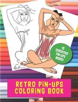 Retro Pin-Ups Coloring Book