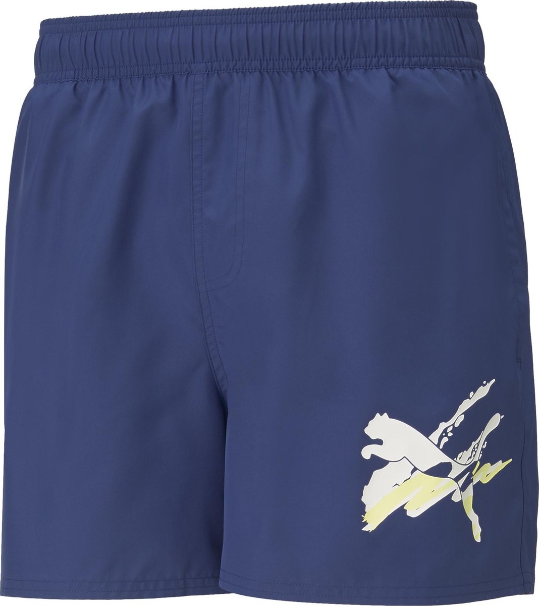 PUMA ESS+ Summer Shorts Graphic Broek Mannen Blauw