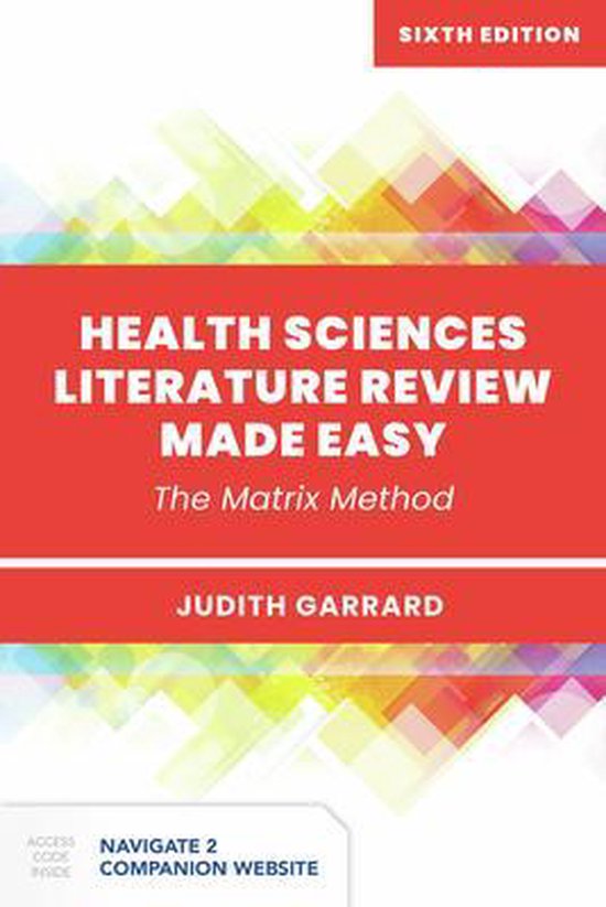 garrard health sciences literature review made easy