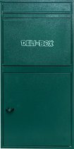 Pakketbrievenbus Deli-Box XL Groen (ral6002) met dempmat
