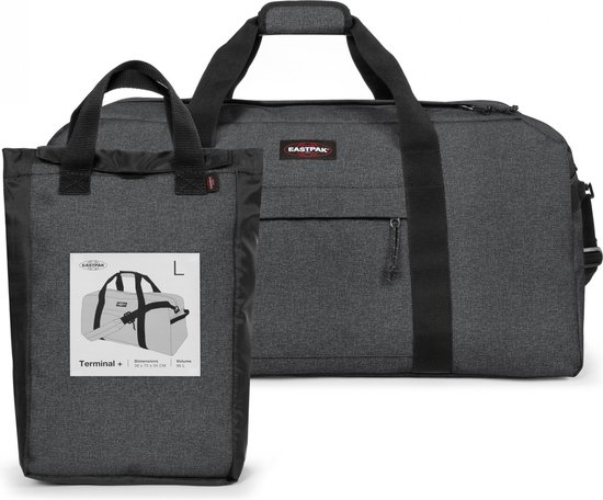 EASTPAK Sac de voyage Sac de sport Terminal + Black Denim Gris