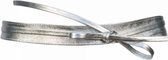 3,5 cm knoopriem zilver U35386 - Joss Modeaccessoires - 100% leer