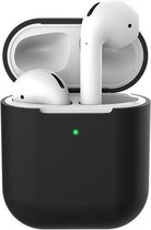 Siliconen bescherm hoesje voor Apple Earpods - Bescherming cover case voor Earpods - Zwart -