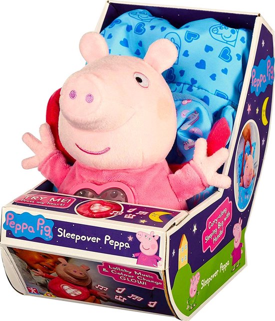 Peppa Pig Knuffel - Slaapfeestje Peppa 25 cm
