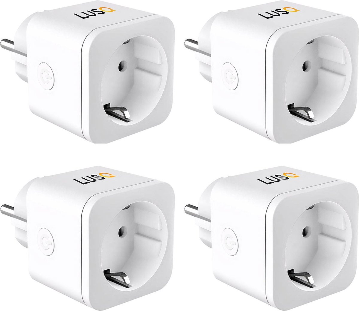 LUSQ® 4 stuks Slimme Stekker Smart Plug Google Home