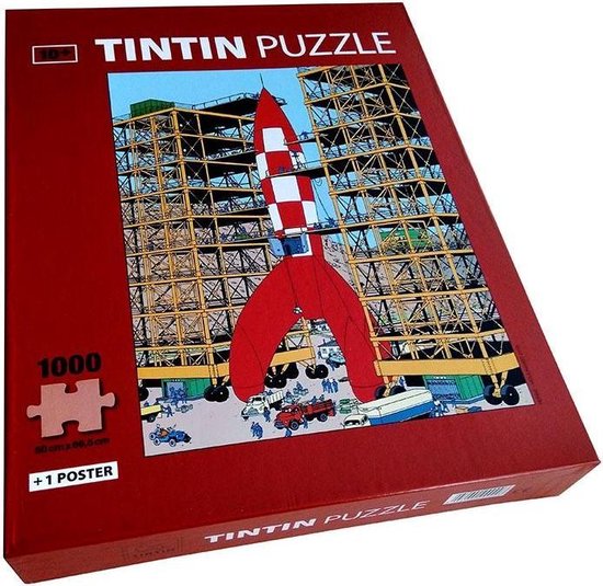 Puzzle Tintin Fusée vers la Lune - 1000 pièces | bol.com