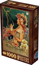 Mucha - Chocolat Carpentier (1000 stukjes, kunst puzzel)